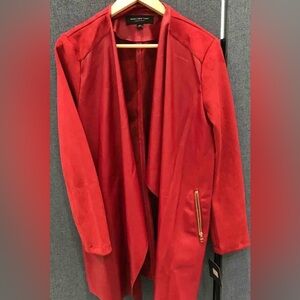 Marc New York Red Genuine Leather Jacket 🔥NWT